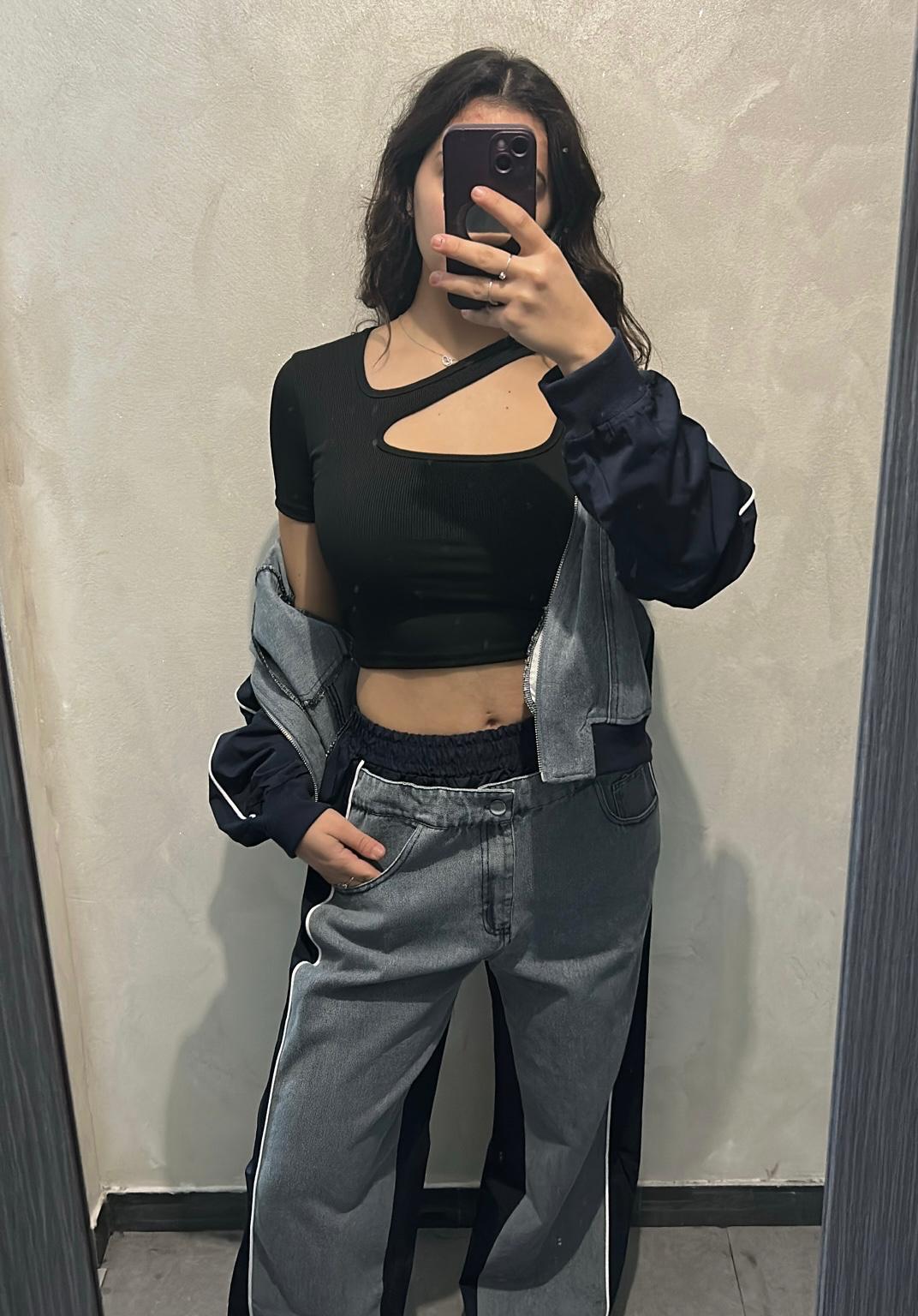 Tuta di jeans