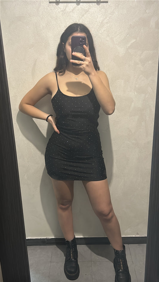 vestito brillantinato