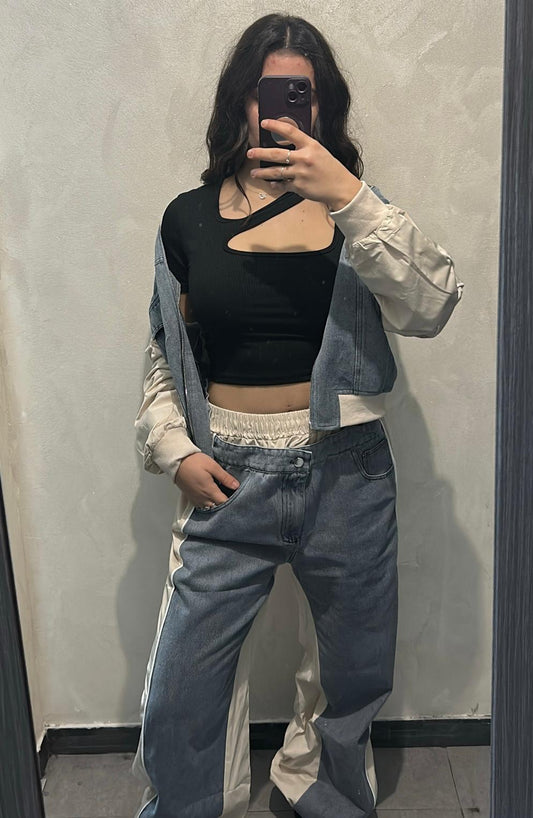 Tuta di jeans